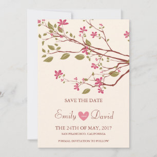 Save The Date Sakura /Cherry Blossom Enregistrer la date