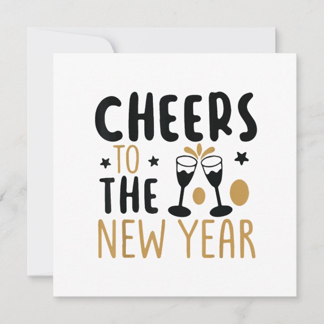 Save The Date Salutations Au Nouvel An 2025 Compte À Recompte Vi (Devant)