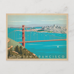 Save the Date   San Francisco, CA - Golden Gate Announcement Postcard