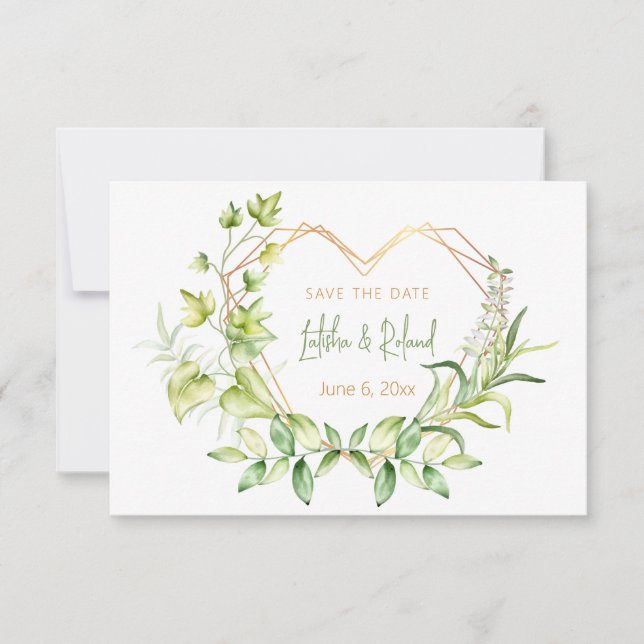 Save The Date Sauver la date Cœur (Devant)