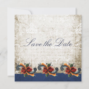 Save The Date Sauvez la coutume de Rosemaling de Norvégien de