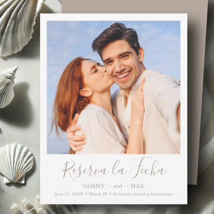Save The Date Sauvez la date avec une photo en couple