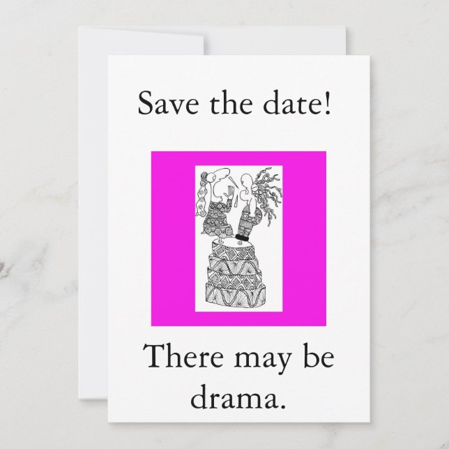 Save The Date Sauvez la date !, Il peut y avoir du drame. (Devant)