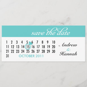 Save The Date Sauvez la grille de calendrier de diamant de date