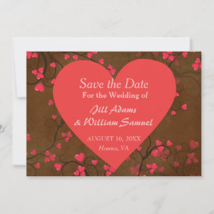 Save The Date Sauvez le coeur de Valentine