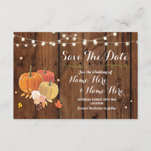 Save The Date Sauvez le mariage en bois de lumières rustiques de