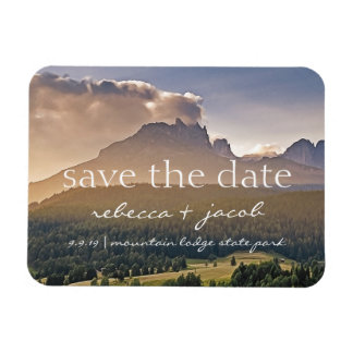 Save the Date/ Save Our Date Rustic Wedding Magnet