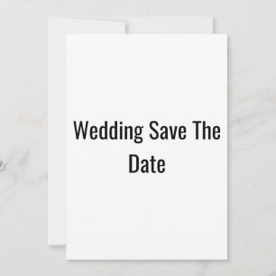 Save The Date "Save the date" pour mariage
