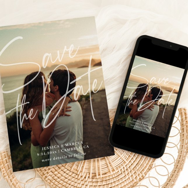 Save The Date Script gras et moderne (Créateur téléchargé)