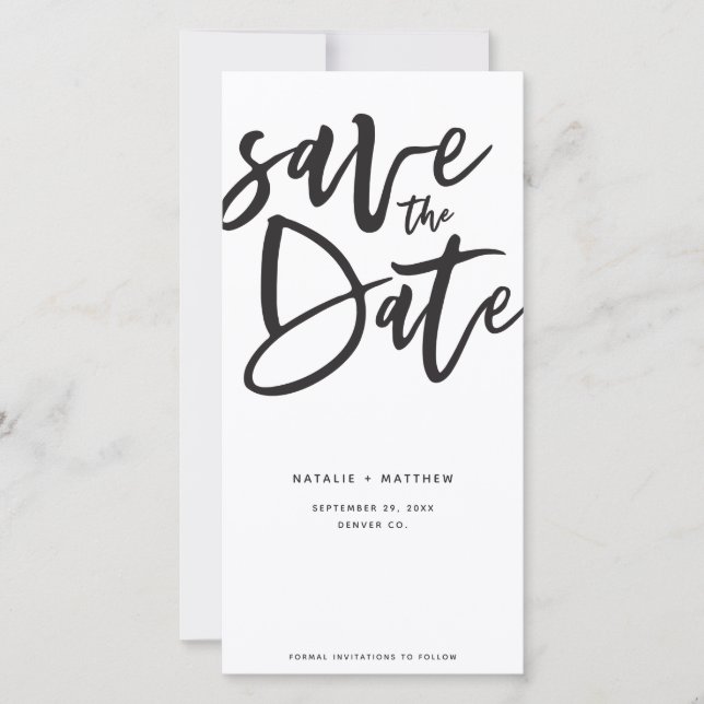 Save The Date Script Inky enregistrer la date (Devant)