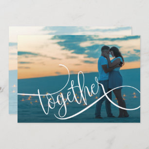 Save The Date Script moderne mariage photo Enregistrer la date