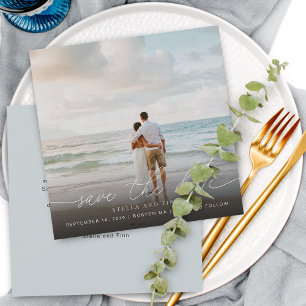 Save The Date Script moderne mariage photo Enregistrer la date