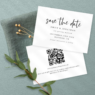 Save The Date Script moderne N'importe quel Mariage couleur