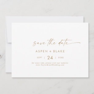 Save The Date Script Or Moderne Horizontal Enregistrer La Date