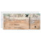 Save the date script tropical plane boarding pass