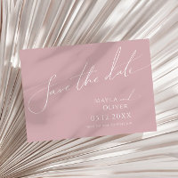 Script Whimsical | Dusty Rose Horizontal
