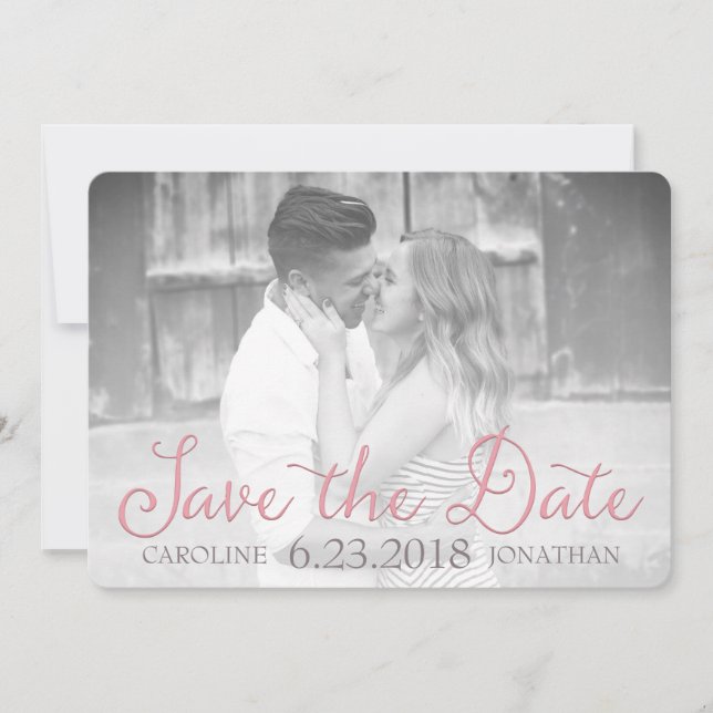 Save The Date Secret Jardin Aquarelle Floral Enregistrer la cart (Devant)