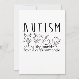 Save The Date Seeing The World At A Different Angle Autism