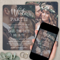 Sequel Mariage 2 Photo We Do Part II Texte blanc