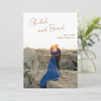 Shiloh Cuivre Moderne Mariage élégant