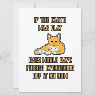 Save The Date Si La Terre Était Des Chats Plats, Tout Entraîne