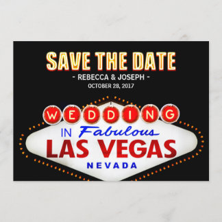 Save The Date Signe Las Vegas Neon - Enregistrer le Mariage de d