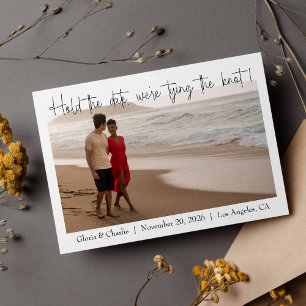 Save The Date Simple et moderne Hold The Date Photo