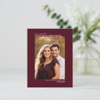 Simple Photo Vertical Minimaliste Mariage Bourgogn