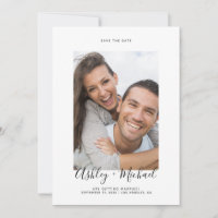 Simple Script photo Marbre Mariage Enregistrer la