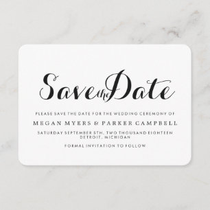 Save the Date Simplistic Mod