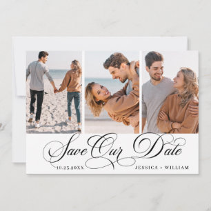 Save The Date Simply Elegant Photo Mariage 3 PHOTO