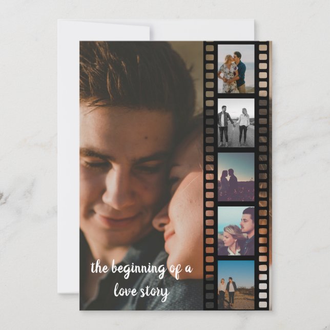 Save The Date Six photos Collage Inspirationnel Enregistrer la d (Devant)