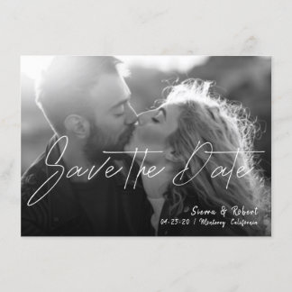 Save the Date Smooth Pen Stroke Announcement
