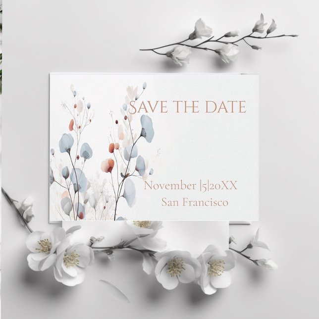 Save The Date sobre floral élégant enregistrer la date (Créateur téléchargé)