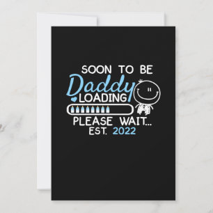 Save The Date Soon to Be Daddy 2022 Father's Day First Time