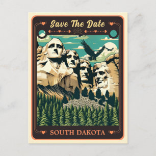 Save the Date   South Dakota Invitation Postcard