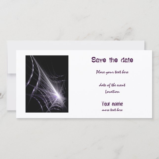 Save The Date Spider Web (Devant)