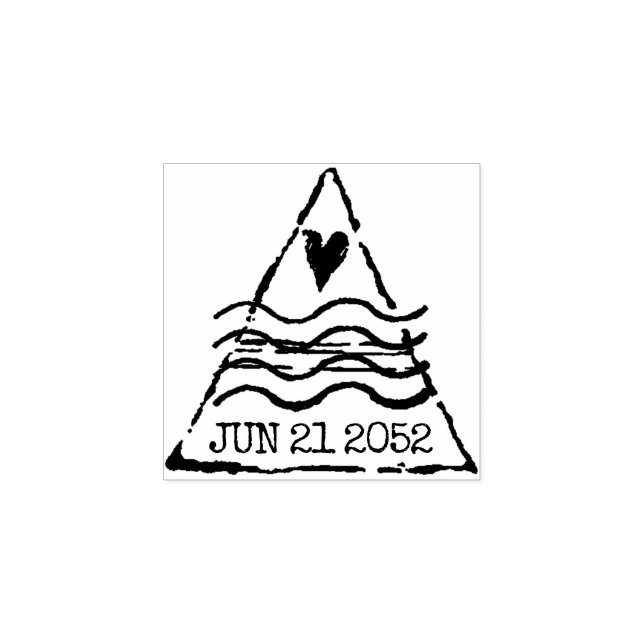 Save the Date Stamp for Destination Wedding (Imprint)