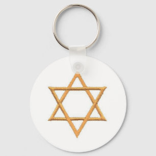 Save the Date/Star of David Keychain