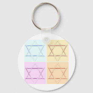 Save the Date/Star of David Keychain