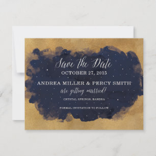 Save The Date Starry Night Celestial Star Enregistrer la date