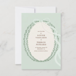 Save The Date Stefana grecque