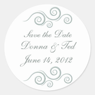 Save the Date Sticker
