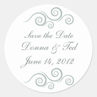 Save the Date Sticker