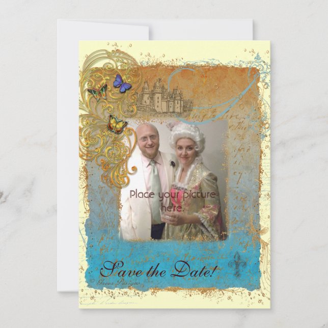 Save the date Storybook Photo Invitation (Front)