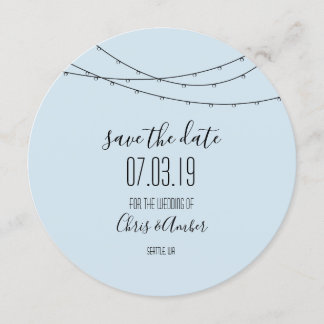 Save the Date String Lights