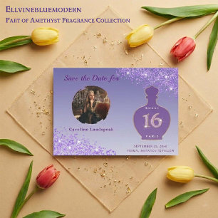 Save The Date Studio de parfum Purple Glitter Paris Sweet 16