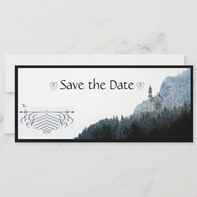 Save The Date Style gothique (Devant)
