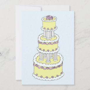Save the Date Stylish Cake
