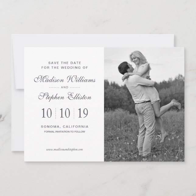 Save The Date Succulent bohème et floral - Enregistrer la date (Devant)